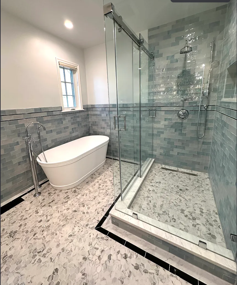 Marble bathroom